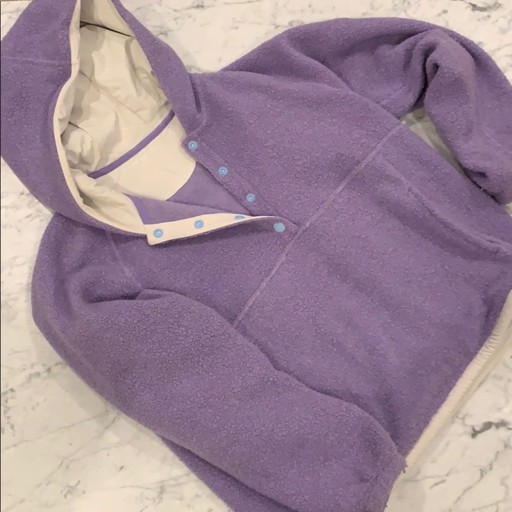 Outdoor voices oversized fleece pullover